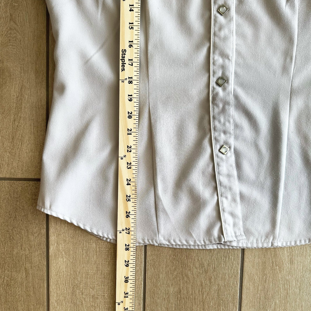 Roper Womens Pearl Snap Embroidered Western Shirt XL Rockabilly Retro Cowgirl - Picture 11 of 11